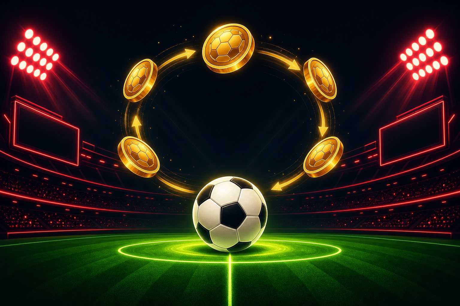 Ilustrasi rebate sportsbook di atas lapangan
